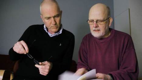 Hannes Råstam (left) and Sture Bergwall (Quick)