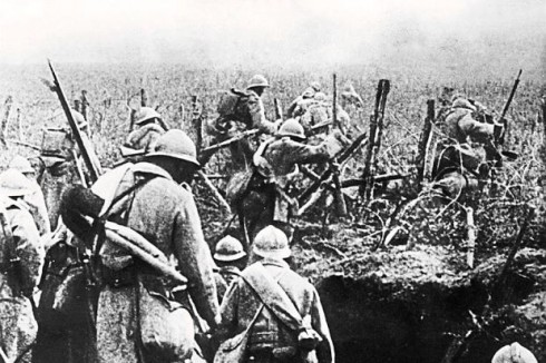 French troops before Verdun,1916